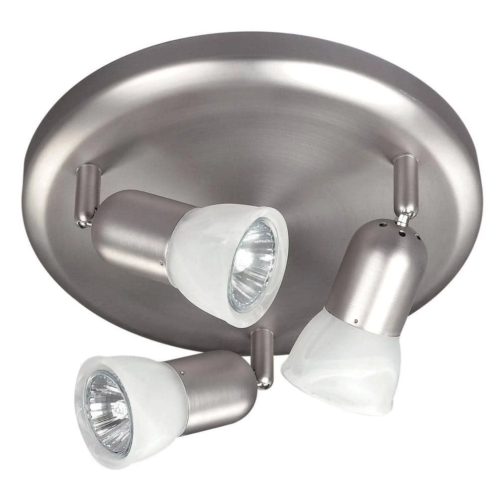 James 3-Light Brushed Pewter Flush Mount by CANARM 1 James 3-Light Brushed Pewter Flush Mount by CANARM