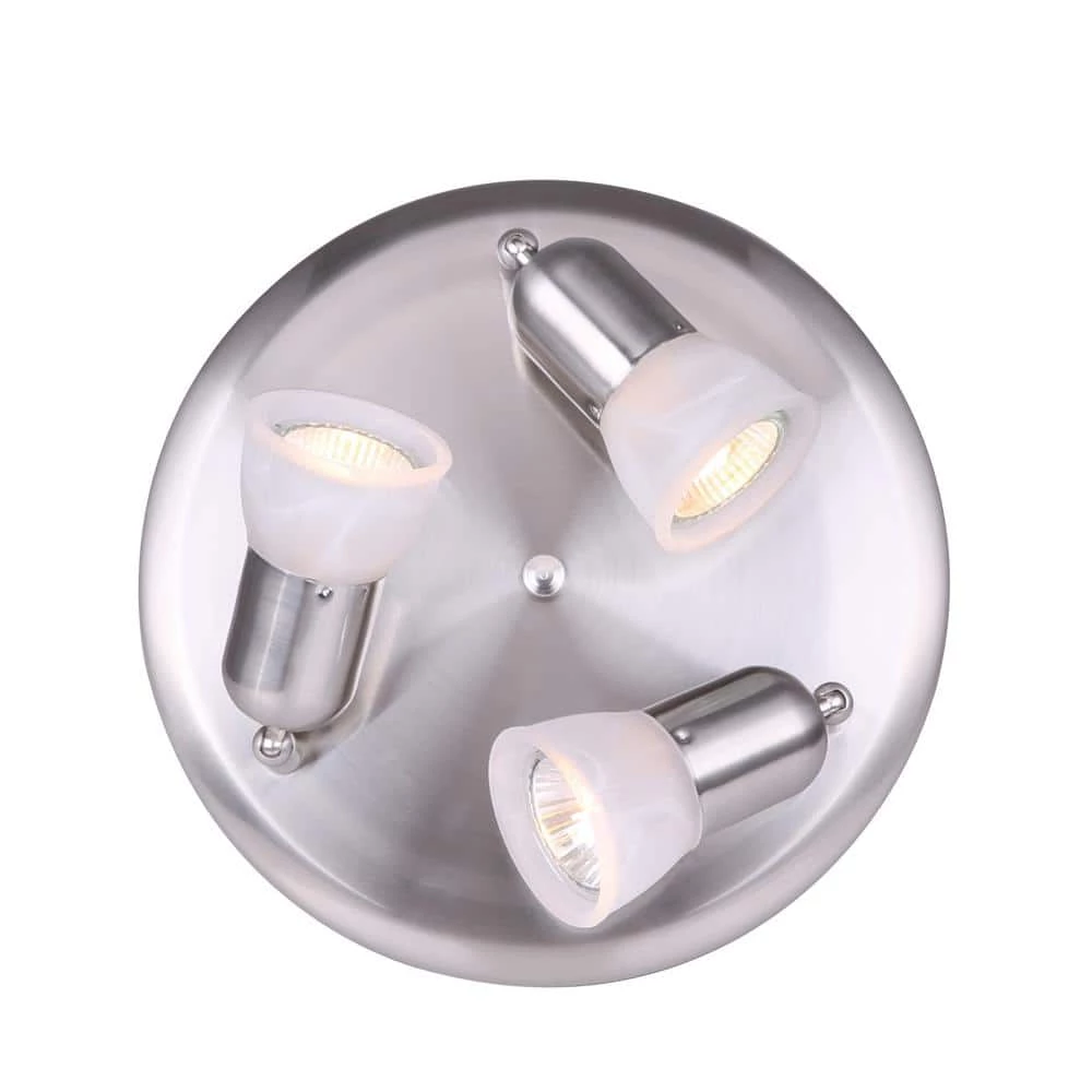 James 3-Light Brushed Pewter Flush Mount by CANARM 2 James 3-Light Brushed Pewter Flush Mount by CANARM - Image 2