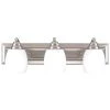 Griffin 3-Light Brushed Pewter Bath Light by CANARM