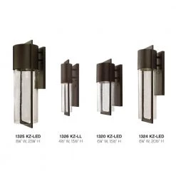 Shelter Buckeye Bronze Outdoor LED Wall Cylinder Light with Dark Sky by HINKLEY -HINKLEY || CANARM Shop buckeye bronze hinkley outdoor sconces 1325kz led 44 1000