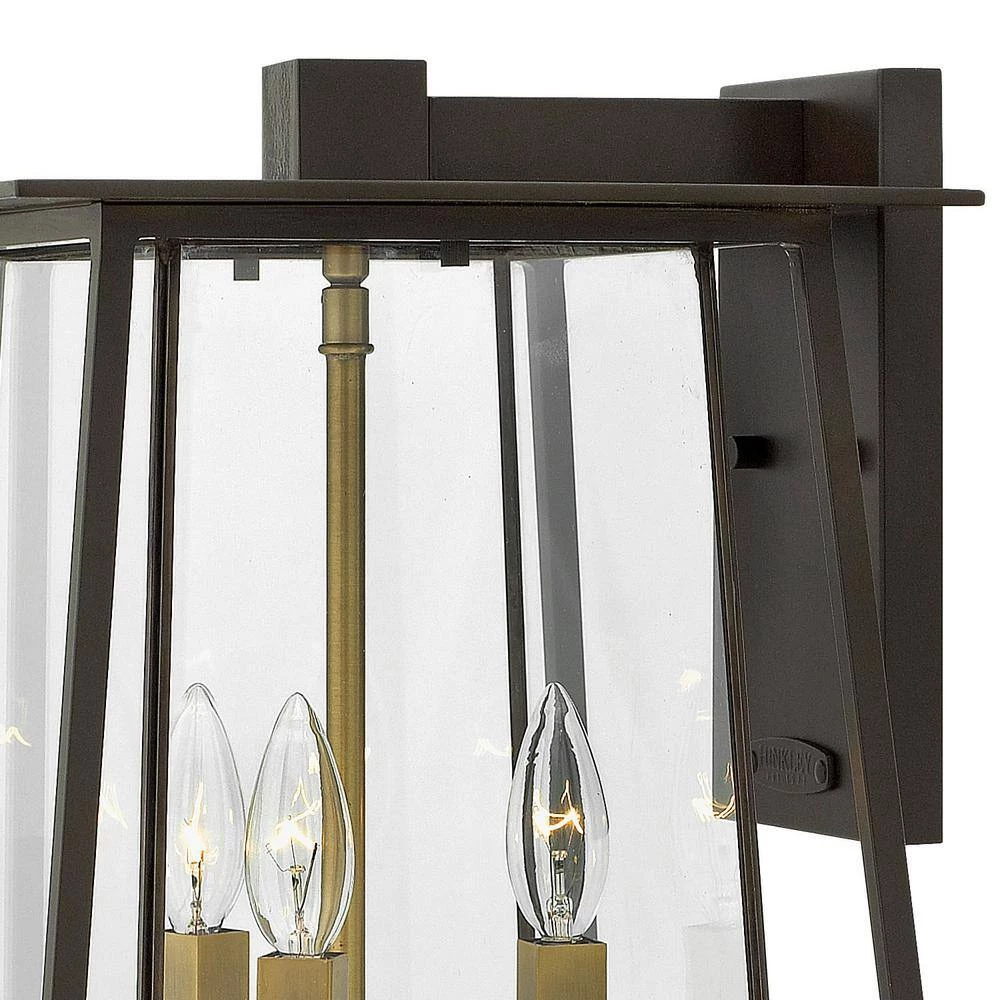 Walker 3-Light Buckeye Bronze Outdoor Wall Sconce by HINKLEY 4 Walker 3-Light Buckeye Bronze Outdoor Wall Sconce by HINKLEY - Image 4