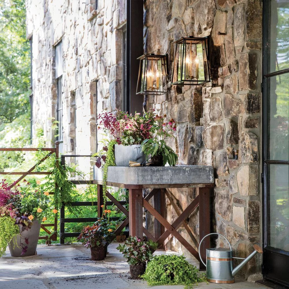 Walker 3-Light Buckeye Bronze Outdoor Wall Sconce by HINKLEY 2 Walker 3-Light Buckeye Bronze Outdoor Wall Sconce by HINKLEY - Image 2