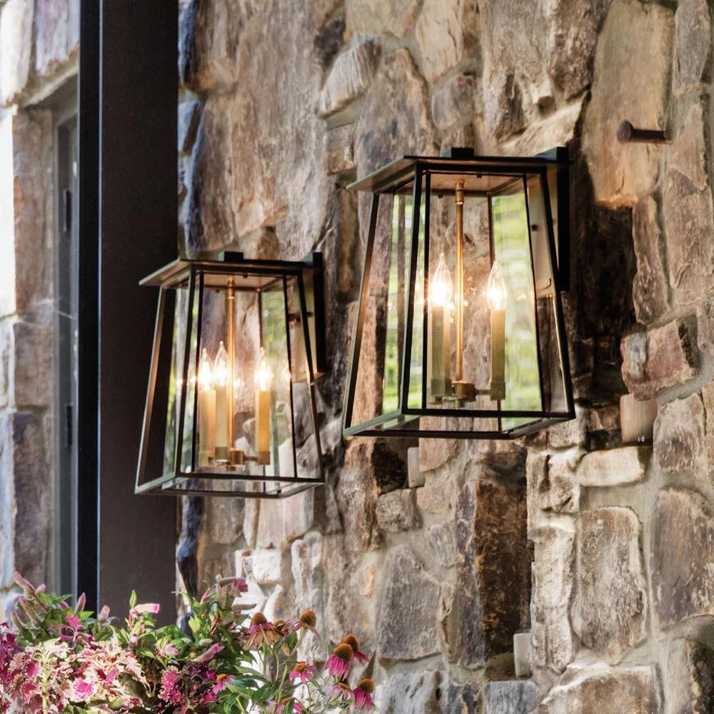 Walker 3-Light Buckeye Bronze Outdoor Wall Sconce by HINKLEY 6 Walker 3-Light Buckeye Bronze Outdoor Wall Sconce by HINKLEY - Image 6