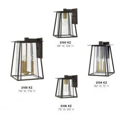 Walker 1-Light Buckeye Bronze Outdoor Wall Sconce by HINKLEY 7 Walker 1-Light Buckeye Bronze Outdoor Wall Sconce by HINKLEY -HINKLEY || CANARM Shop buckeye bronze hinkley outdoor sconces 2106kz 1f 1000