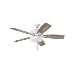 HIGHLAND ILLUMINATED 52 in. Indoor Chalk White Ceiling Fan Pull Chain by HINKLEY 10 HIGHLAND ILLUMINATED 52 in. Indoor Chalk White Ceiling Fan Pull Chain by HINKLEY -HINKLEY || CANARM Shop chalk white hinkley ceiling fans with lights 904152fcw lia 1f 1000