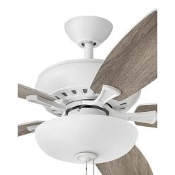 HIGHLAND ILLUMINATED 52 in. Indoor Chalk White Ceiling Fan Pull Chain by HINKLEY 11 HIGHLAND ILLUMINATED 52 in. Indoor Chalk White Ceiling Fan Pull Chain by HINKLEY -HINKLEY || CANARM Shop chalk white hinkley ceiling fans with lights 904152fcw lia 44 1000