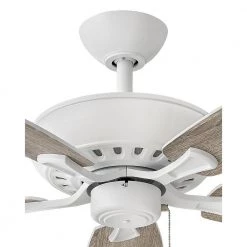 HIGHLAND 52 in. Indoor Chalk White Ceiling Fan Pull Chain by HINKLEY 12 HIGHLAND 52 in. Indoor Chalk White Ceiling Fan Pull Chain by HINKLEY -HINKLEY || CANARM Shop chalk white hinkley ceiling fans without lights 904152fcw nia 1f 1000