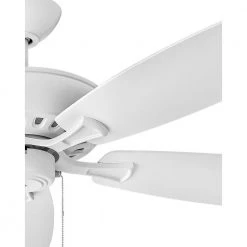 HIGHLAND 52 in. Indoor Chalk White Ceiling Fan Pull Chain by HINKLEY 11 HIGHLAND 52 in. Indoor Chalk White Ceiling Fan Pull Chain by HINKLEY -HINKLEY || CANARM Shop chalk white hinkley ceiling fans without lights 904152fcw nia 4f 1000