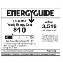 Highland Wet 52 in. Indoor/Outdoor Chalk White Ceiling Fan Pull Chain by HINKLEY -HINKLEY || CANARM Shop chalk white hinkley ceiling fans without lights 904152fcw nwa 44 1000