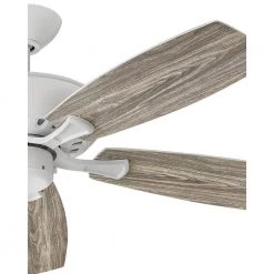 Highland Wet 52 in. Indoor/Outdoor Chalk White Ceiling Fan Pull Chain by HINKLEY -HINKLEY || CANARM Shop chalk white hinkley ceiling fans without lights 904152fcw nwa 4f 1000
