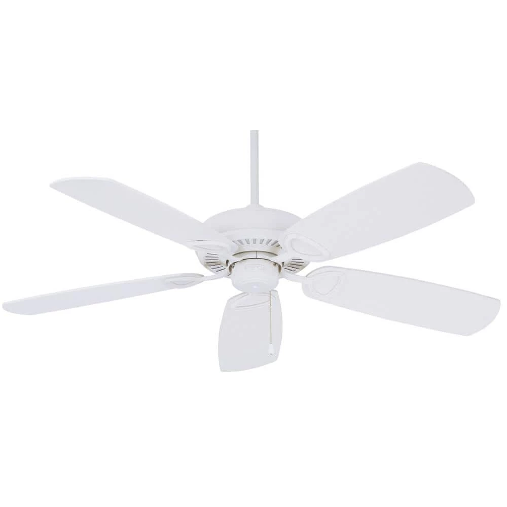 Marquis 52 in. Indoor Chalk White Downrod and Flush Mount Ceiling Fan with Pull Chain Control by HINKLEY 1 Marquis 52 in. Indoor Chalk White Downrod and Flush Mount Ceiling Fan with Pull Chain Control by HINKLEY