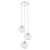 Rockport 3-Light Chrome Pendant with Clear Glass Shades by CANARM