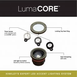 Flat Top Well Light Hardwired Matte Bronze In Ground Well Light by HINKLEY -HINKLEY || CANARM Shop dark brass light bronze hinkley well lights 15702mz c3 1000