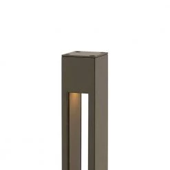 Atlantis Hardwired Bronze Bollard Light by HINKLEY -HINKLEY || CANARM Shop dark bronze light bronze hinkley bollard lights 15502bz a0 1000