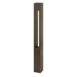 Atlantis Hardwired Bronze LED Bollard Light by HINKLEY