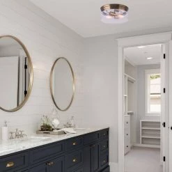 Albany 12 in. 2-Light Gold Flush Mount by CANARM -HINKLEY || CANARM Shop gold canarm flush mount lights ifm679a12gd 31 1000