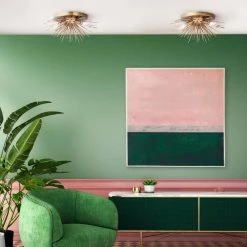 Orla 15.5 in. 3-Light Gold Flush Mount by CANARM -HINKLEY || CANARM Shop gold canarm flush mount lights ifm709a15gd 31 1000