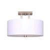 River 15 in. 3-Light Gold Semi-Flush Mount by CANARM