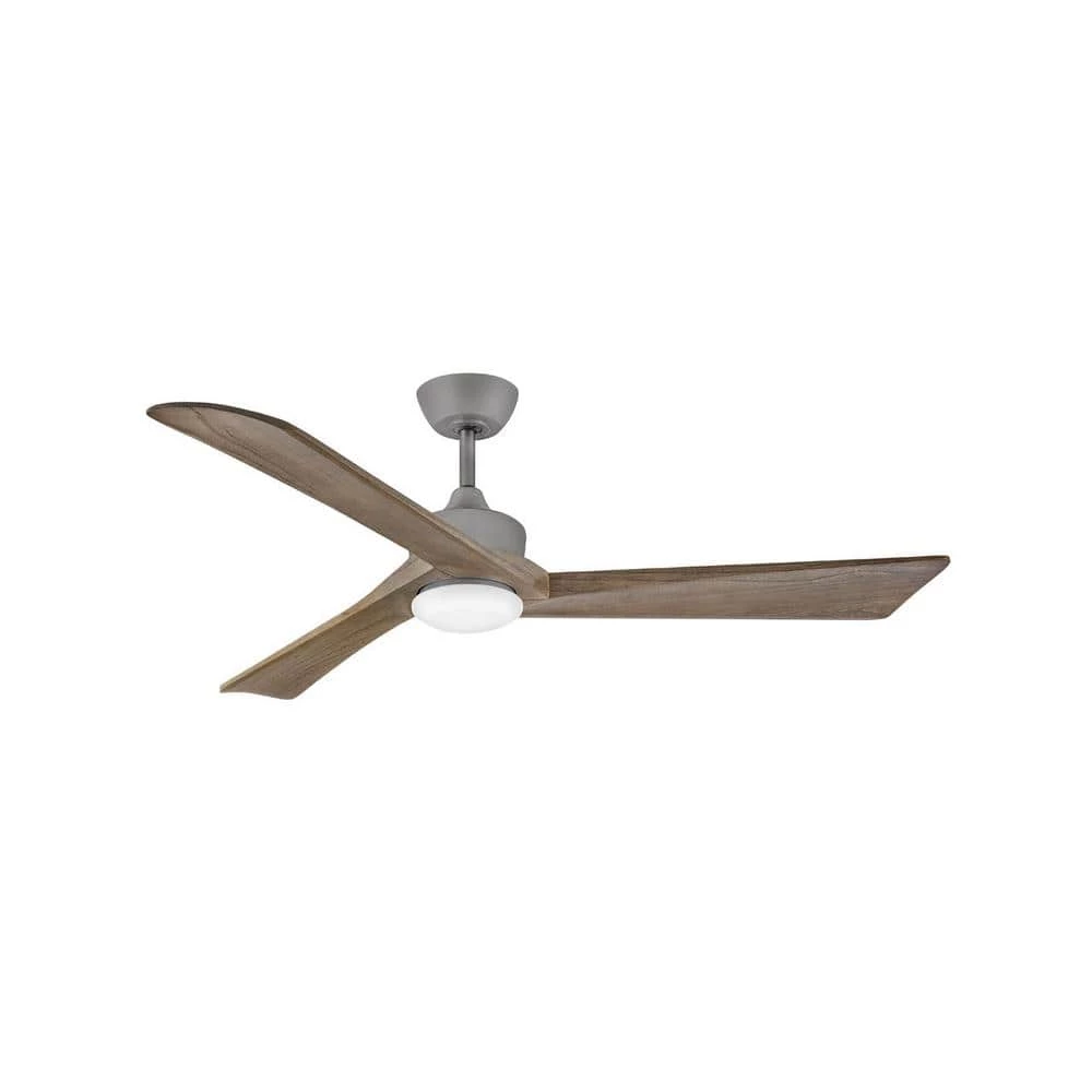 Sculpt 60 in. Integrated LED Indoor/Outdoor Graphite Ceiling Fan with Wall Switch by HINKLEY 1 Sculpt 60 in. Integrated LED Indoor/Outdoor Graphite Ceiling Fan with Wall Switch by HINKLEY