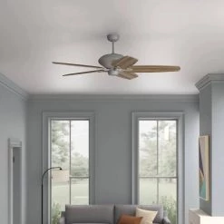 Grander 60 in. Indoor Graphite Ceiling Fan with Wall Switch by HINKLEY -HINKLEY || CANARM Shop graphite hinkley ceiling fans without lights 900660fgt nid 1f 1000