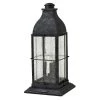 Bingham 21.25 in. 3-Light Greystone Low Voltage Outdoor Pier Mount Light by HINKLEY