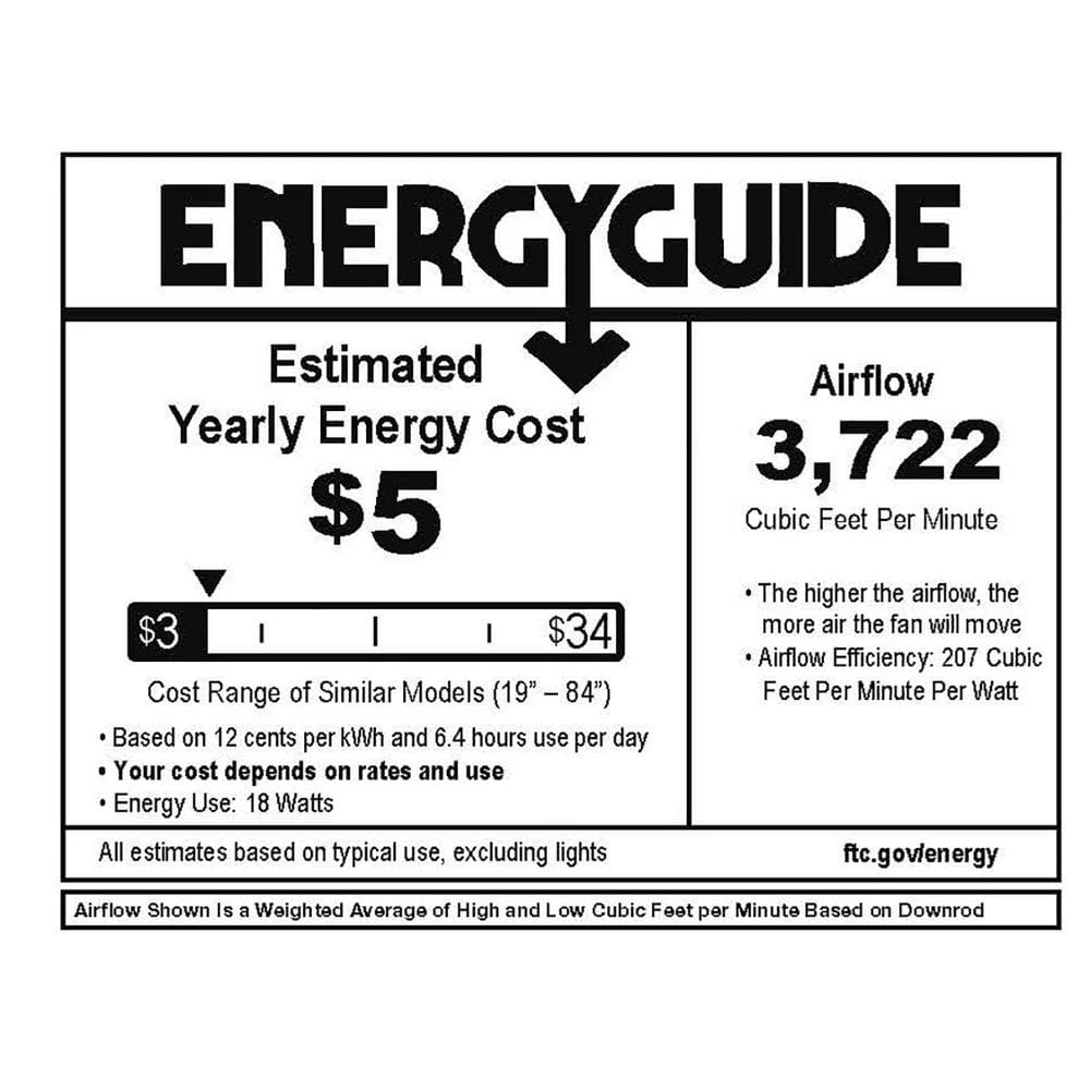 Hampton 56 in. Integrated LED Indoor Heritage Brass Ceiling Fan with Wall Switch by HINKLEY 3 Hampton 56 in. Integrated LED Indoor Heritage Brass Ceiling Fan with Wall Switch by HINKLEY - Image 3