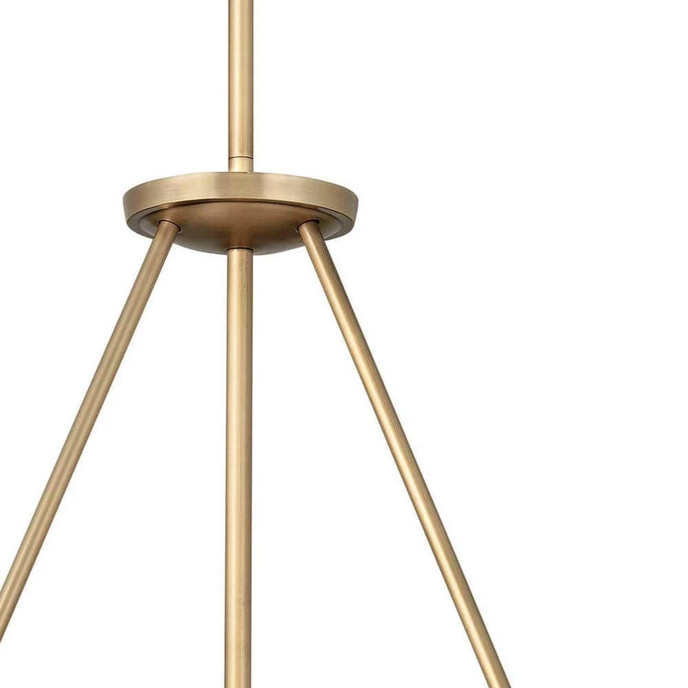 Hathaway 75-Watt Integrated LED Heritage Brass Shaded Pendant by HINKLEY 3 Hathaway 75-Watt Integrated LED Heritage Brass Shaded Pendant by HINKLEY - Image 3