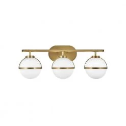 Hollis 24 in. 3-Light Heritage Brass Vanity Light by HINKLEY