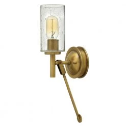Collier 1-Light Heritage Brass Sconce by HINKLEY