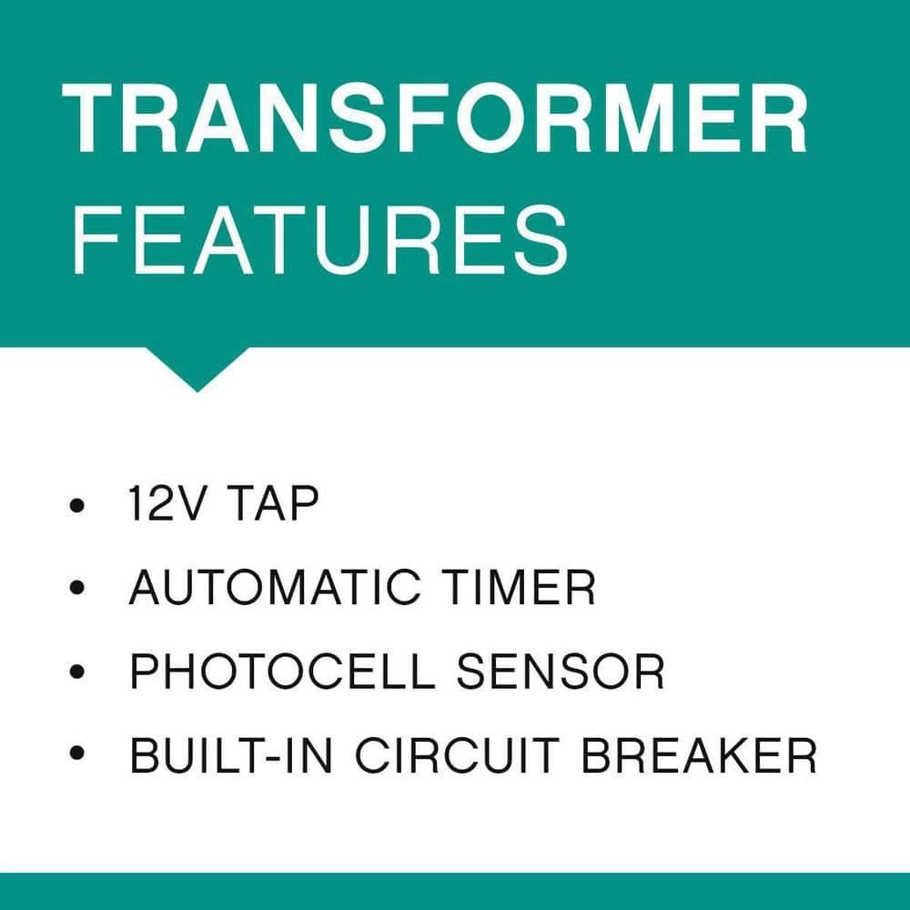 12-Volt Low-Voltage 150-Watt Transformer with Photocell and Timer by HINKLEY 4 12-Volt Low-Voltage 150-Watt Transformer with Photocell and Timer by HINKLEY - Image 4