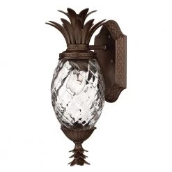 Plantation Extra Small 1-Light Copper Bronze Outdoor Wall Mount Lantern Sconce by HINKLEY