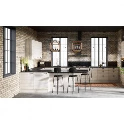 Moss 4-Light Matte Black and Real Wood Chandelier by CANARM -HINKLEY || CANARM Shop matte black and real wood canarm chandeliers ich756a04bkw14 31 1000