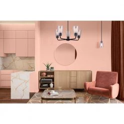 Kona 1-Light Matte Black Pendant with Seeded Glass Shade by CANARM -HINKLEY || CANARM Shop matte black canarm chandeliers ipl1013a01bk 31 1000