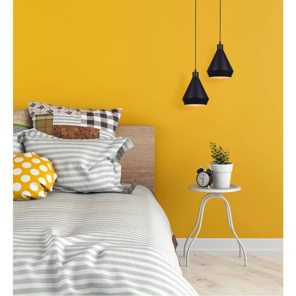 Byck 1-Light Matte Black Pendant with Black Shade by CANARM 3 Byck 1-Light Matte Black Pendant with Black Shade by CANARM - Image 3