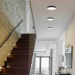 Low Profile Edgeless 5 in. Matte Black Integrated LED Flush Mount by CANARM 7 Low Profile Edgeless 5 in. Matte Black Integrated LED Flush Mount by CANARM -HINKLEY || CANARM Shop matte black canarm flush mount lights led cp5d10 bk 31 1000