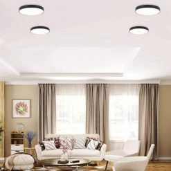 Low Profile Edgeless 7 in. Matte Black Integrated LED Flush Mount by CANARM 7 Low Profile Edgeless 7 in. Matte Black Integrated LED Flush Mount by CANARM -HINKLEY || CANARM Shop matte black canarm flush mount lights led cp7d10 bk 31 1000