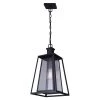 Grove 1-Light Matte Black Outdoor Pendant Light by CANARM