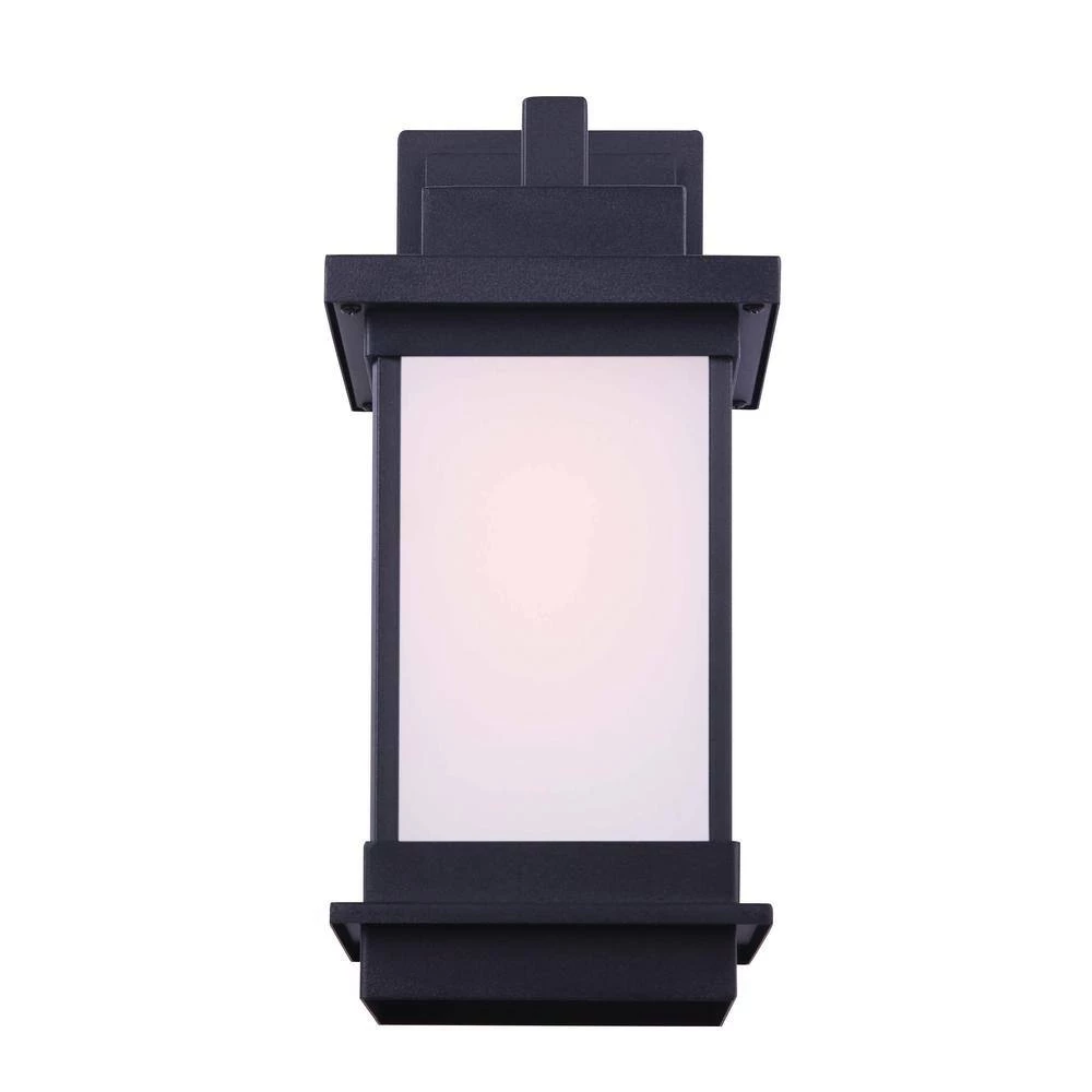 Akello 1-Light Matte Black Outdoor Wall Light Sconce by CANARM 3 Akello 1-Light Matte Black Outdoor Wall Light Sconce by CANARM - Image 3