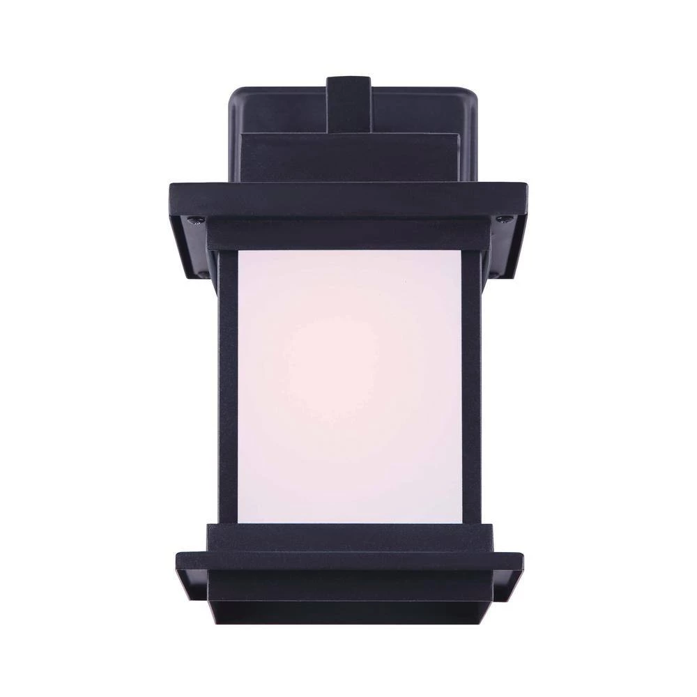 Akello 1-Light Matte Black Outdoor Wall Light Sconce by CANARM 3 Akello 1-Light Matte Black Outdoor Wall Light Sconce by CANARM - Image 3