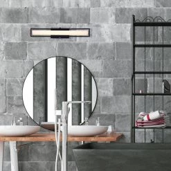 Darby 24.5 in. Matte Black LED Vanity Light Bar by CANARM -HINKLEY || CANARM Shop matte black canarm vanity lighting lvl209a25bk 31 1000