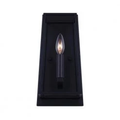 Wexford 6.5 in. Matte Black Sconce by CANARM