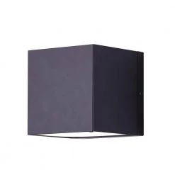 Alexia 4.25 in. Matte Black LED Sconce with Acrylic Lens by CANARM