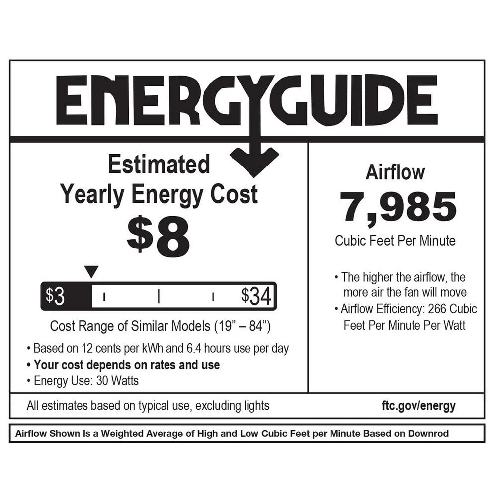 INDY MAXX 99 in. Integrated LED Indoor/Outdoor Matte Black Ceiling Fan with Wall Switch by HINKLEY 2 INDY MAXX 99 in. Integrated LED Indoor/Outdoor Matte Black Ceiling Fan with Wall Switch by HINKLEY - Image 2