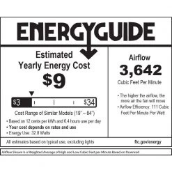 Verge 52 in. Integrated LED Indoor/Outdoor Matte Black Ceiling Fan with Wall Switch by HINKLEY -HINKLEY || CANARM Shop matte black hinkley ceiling fans with lights 902352fmb lwa 1f 1000