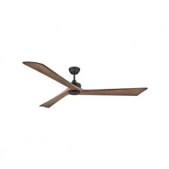 Sculpt 80 in. Integrated LED Indoor/Outdoor Matte Black Ceiling Fan with Wall Switch by HINKLEY 9 Sculpt 80 in. Integrated LED Indoor/Outdoor Matte Black Ceiling Fan with Wall Switch by HINKLEY -HINKLEY || CANARM Shop matte black hinkley ceiling fans with lights 903680fmb ldd 1f 1000