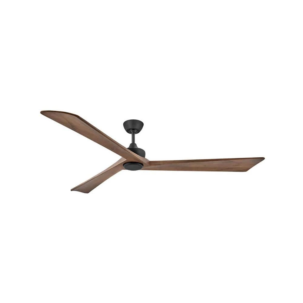 Sculpt 80 in. Integrated LED Indoor/Outdoor Matte Black Ceiling Fan with Wall Switch by HINKLEY 4 Sculpt 80 in. Integrated LED Indoor/Outdoor Matte Black Ceiling Fan with Wall Switch by HINKLEY - Image 4