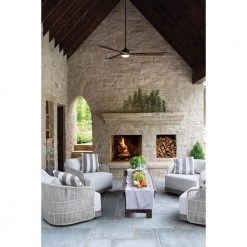 Sculpt 80 in. Integrated LED Indoor/Outdoor Matte Black Ceiling Fan with Wall Switch by HINKLEY 10 Sculpt 80 in. Integrated LED Indoor/Outdoor Matte Black Ceiling Fan with Wall Switch by HINKLEY -HINKLEY || CANARM Shop matte black hinkley ceiling fans with lights 903680fmb ldd 44 1000