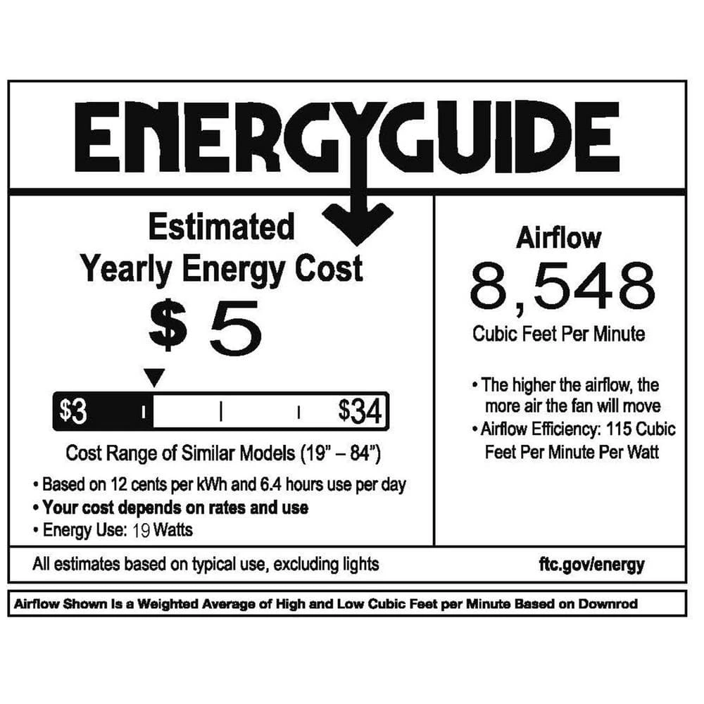 Sculpt 80 in. Integrated LED Indoor/Outdoor Matte Black Ceiling Fan with Wall Switch by HINKLEY 2 Sculpt 80 in. Integrated LED Indoor/Outdoor Matte Black Ceiling Fan with Wall Switch by HINKLEY - Image 2