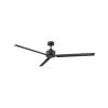 Indy 72 in. Indoor/Outdoor Matte Black Ceiling Fan with Wall Switch by HINKLEY
