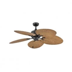 Tropic Air 52 in. Indoor/Outdoor Matte Black Ceiling Fan Pull Chain by HINKLEY